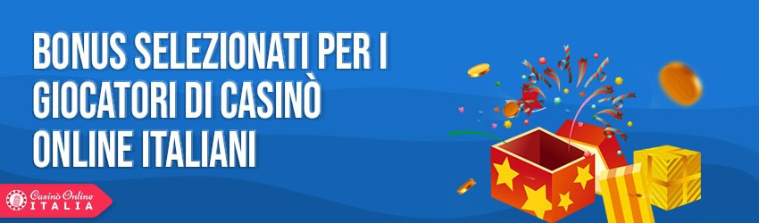 Bonus per i giocatori di casinò online italiani